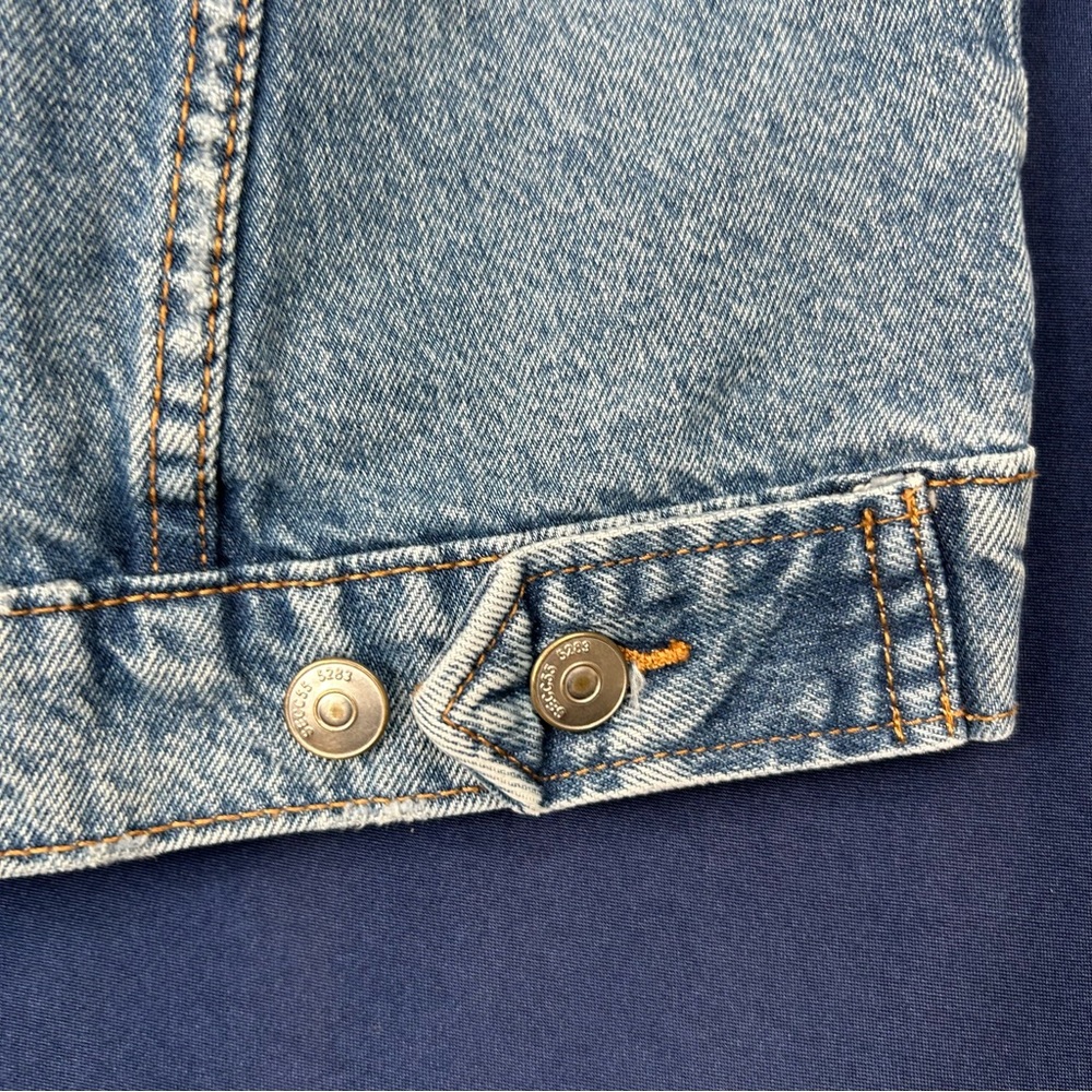 H&M Men's Blue Denim Classic Jean Jacket Size Medium - Picture 11 of 15